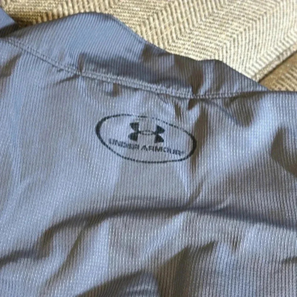 💥Under armour men zipper jacket grey and black size large - Picture 6 of 7